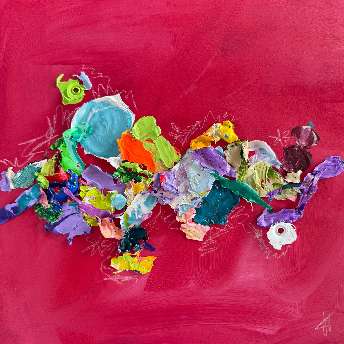 'Paint Scrap Series' Original Artworks